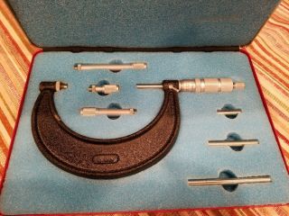 Vintage Central Tool Company Micrometer Set Cranston,  Ri Usa