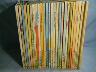 25 Vintage Sesame Street Book Club Hardback Books 1980 