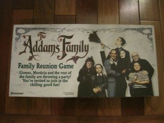 Vintage 1991 The Addams Family Family Reunion Board Game Complete