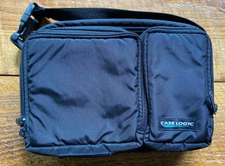 Vintage Case Logic Portable Holder Walkman Cds Bag Case Pack Nos 90s