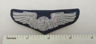 1950s Vintage Us Air Force Bullion Aircrew Wings Japanese Made