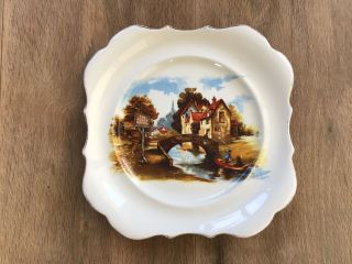 Vintage English Ware Plate.  The Jolly Boatman.  By Lancaster & Sandland.  Eng.  309