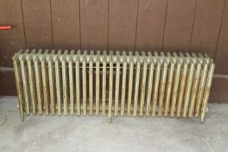 Vintage Arco Cast Iron Radiator 19 1/2 " High X 54 " Long Pick Up Only