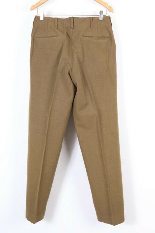 Vintage WWII WW2 US Army Button Fly Wool Pants/Trousers Size 32x33 2