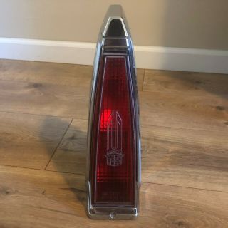 Vintage Cadillac Deville & Fleetwood 1977 Tail Light With Chrome Housing