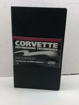 Collectible Corvette Refinishing Techniques (auto Body) Du Pont Vhs 