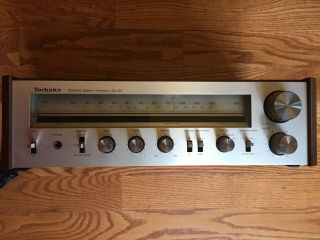 Vintage Technics Sa - 101 Stereo Receiver Am / Fm Wood Case