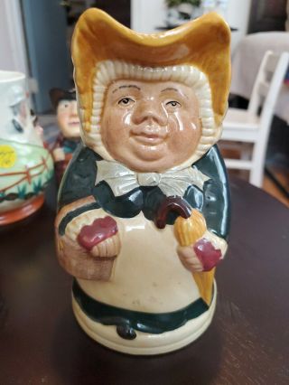 Vintage Large Toby Mug Jug Betsy By Wood & Sons Made In England