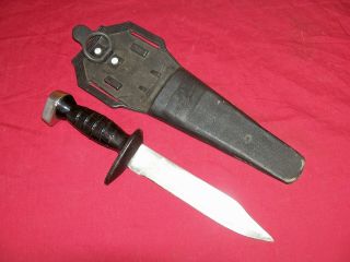 Vintage Play Right Dive Knife Scuba Divers Diving Underwater Old Japan Japanese