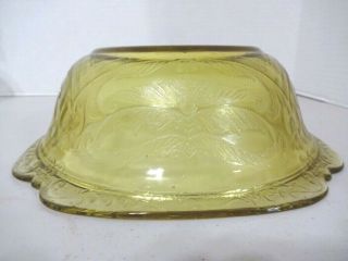 Vintage Federal " Madrid " Amber Serving/vegetable Large Bowl – Ex