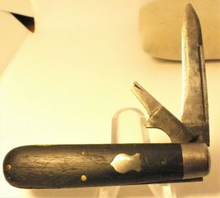 Vintage Wounded Fox Cutlery Co 3 1/2 Inch Jack 1884 - 1955