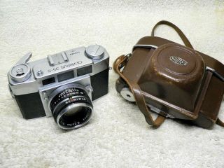 Vintage Olympus 35 - S 35mm Rangefinder Camera W/ G.  Zuiko 4.  2cm F1.  8 Lens