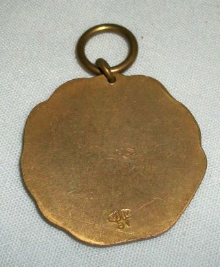 Vintage Brass & Enamel Medal Badge ASA AAS SAA Military Army Fraternal Veterans 2