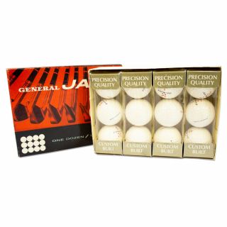 Vintage General Jato Golf Balls In Sleeves And Box - Jato Mark V 1