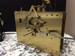Vintage Hermle Triple Chime Grandfather Clock Movement - Chain Driven