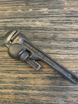 Vintage A B Jardine & Co.  No.  6 Rigid Trade Mark Adjustable Wrench 2