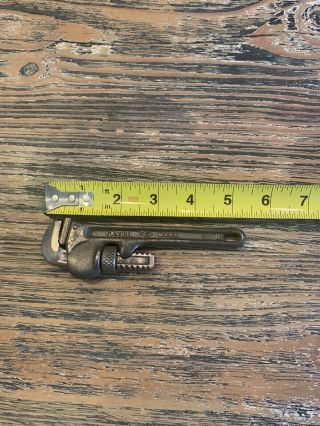 Vintage A B Jardine & Co.  No.  6 Rigid Trade Mark Adjustable Wrench 3