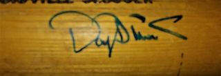 Darryl Strawberry Autograph On N.  Y.  Mets Vintage Game Model Bat