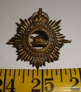 Vintage Cef Canadian Army Service Corps Cap Badge