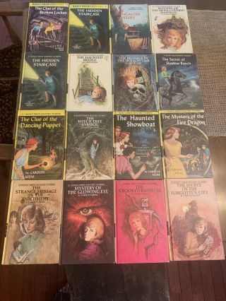 Vintage Hard Cover Nancy Drew Books - 16 Total