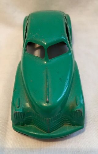 VINTAGE 1939 GREEN CHEVY CAR LONDON TOY NO 14 MASTER DELUXE 5 PASSENGER COUPE 3