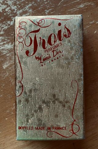 Trois Perfumes By Louis D’or Vintage Perfumery French Bottles