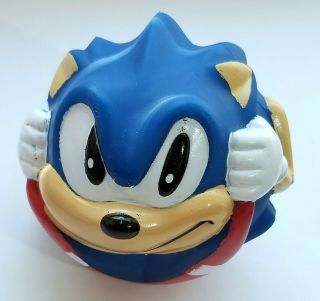 Vintage 1993 Sega Sonic The Hedgehog Ball Soft Vinyl Game