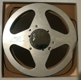 Aluminum 3m Scotch Reel 2 Reel Tape 10.  5 15 Ips Stereo Vintage Recording Wagner
