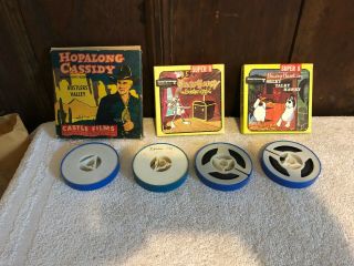7 Vintage Movies 6 8 And 1 8mm Bugs Bunny,  Hopalong Cassidy And Henery Haw