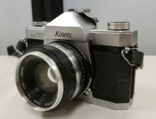 Vintage Camera Kowa Setr 50mm Metal Body With Strap Made in Japan 3