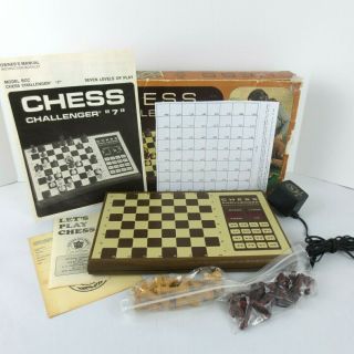 Vintage Fidelity Chess Challenger 7 Level Of Play 1977 Electronic Computer A/c
