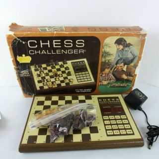 Vintage Fidelity Chess Challenger 7 Level of Play 1977 Electronic Computer A/C 2