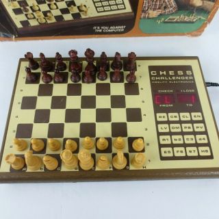 Vintage Fidelity Chess Challenger 7 Level of Play 1977 Electronic Computer A/C 3