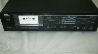 Vintage Yamaha K - 420 Natural Sound Stereo Cassette Deck 120v 15w