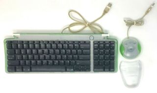 Apple Usb Keyboard M2452 & Mouse M4848 For Imac G3 Lime Vintage Cleaned