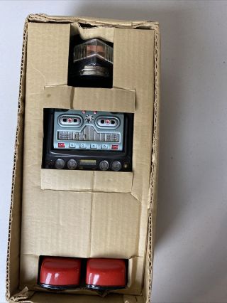 Vintage 1960 S.  H.  Horikawa SWIVEL - O - MATIC Astronaut Robot Box NOT WORK 3