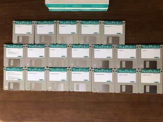 TESTED: WordPerfect 6.  0 6.  0a For Microsoft Windows 3.  1 - disks manuals - vintage 3