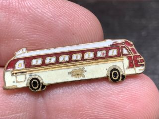 Greyhound Bus Lines Vintage Design Bus Logo Service Award Pin.