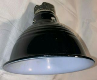 Vtg Shade/socket Industrial For Adjustable Work Shop Bench Lamp Light Steampunk