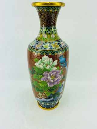 Vintage Chinese Jingfa Cloisonne Vase