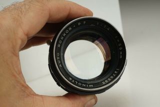 Vintage Minolta Auto Rokkor - PF 58mm F/1.  4 Lens REPAIR 2