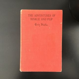 Vintage Book 1950c.  The Adventures Of Binkle And Flip By Enid Blyton 573