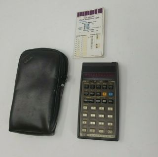 Vintage Hp 38c Calculator Hewlett Packard Made In Usa S
