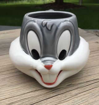 Vintage Applause 1992 Warner Bros 3d Bugs Bunny Ceramic Mug
