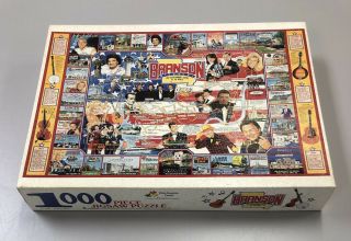 Rare Vintage 1996 White Mountain “branson Missouri " 1000 Pc Jigsaw Puzzle 24x30”