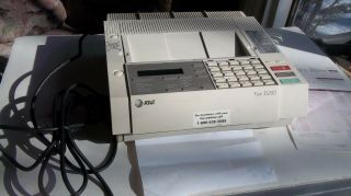 Vintage Att Digital Fax Machine Copier Fax 3520d At&t 1988