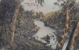 Vintage Postcard Kalgan River Albany Western Australia 1900s