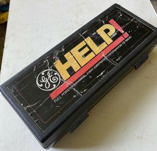Vintage Help Ge Emergency 3 - 5900 Full Power 40 Channel Cb Radio W/ Case