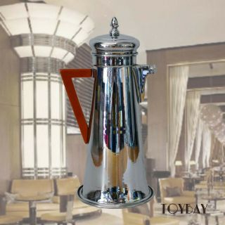 Vintage Art Deco Forman Brothers Martini Cocktail Shaker Chrome Lighthouse Style