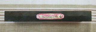 Vintage CARBORUNDUM Combination Sharpening Stone No.  108 8x2x1 w/Box 3